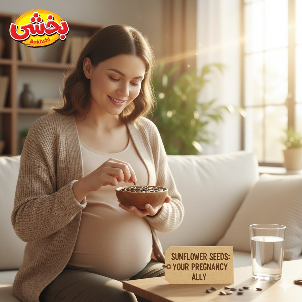 مزایای تخمه افتابگردان برای خانم های باردار