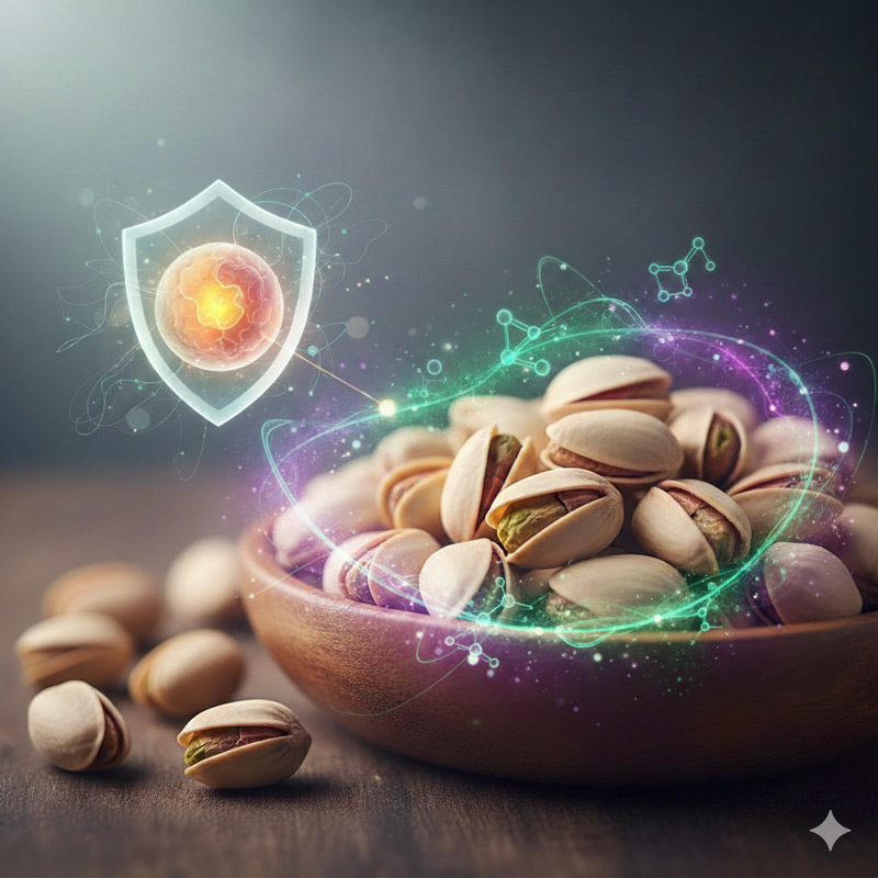 پسته تازه و خندان